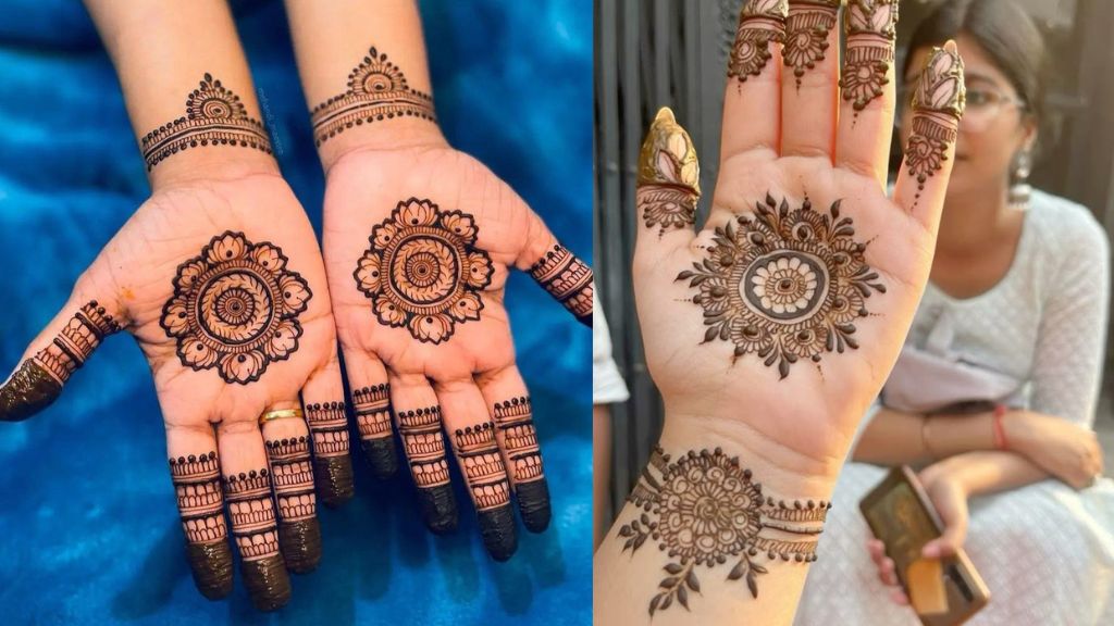 Round Mehndi Design