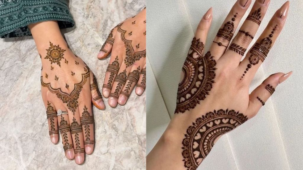 Easy Back Hand Mehndi Design