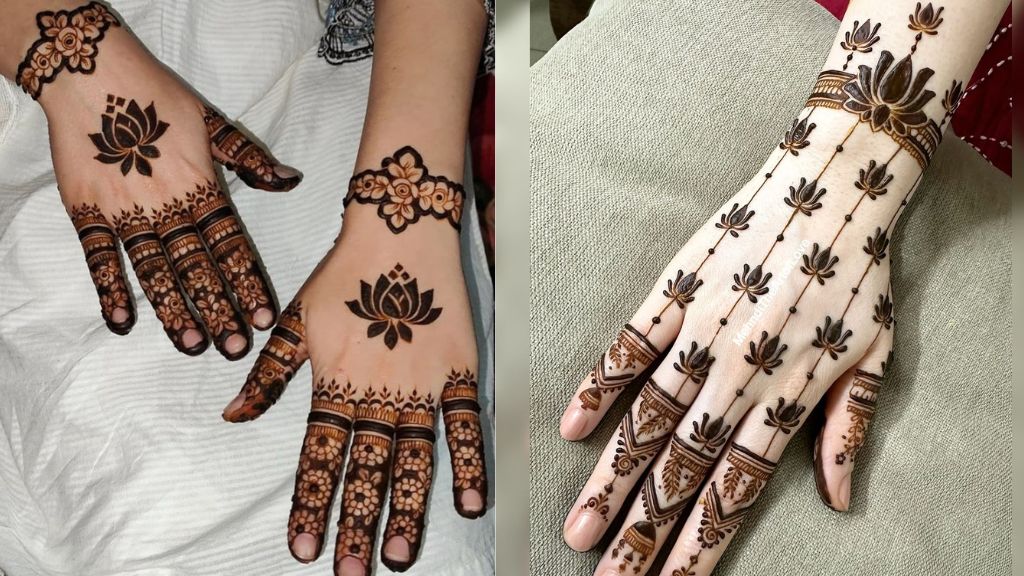 Easy Back Hand Mehndi Design