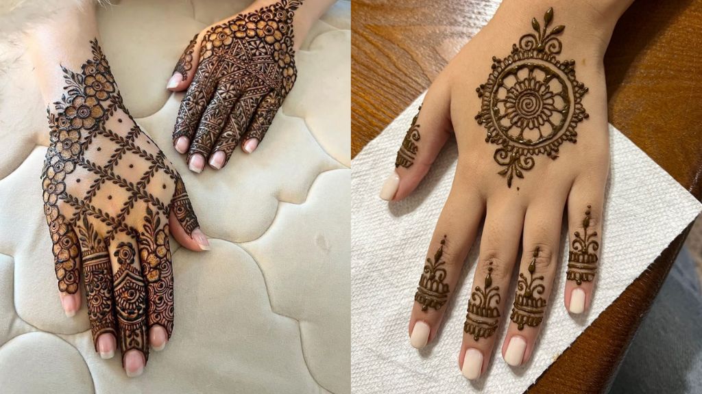 Easy Back Hand Mehndi Design