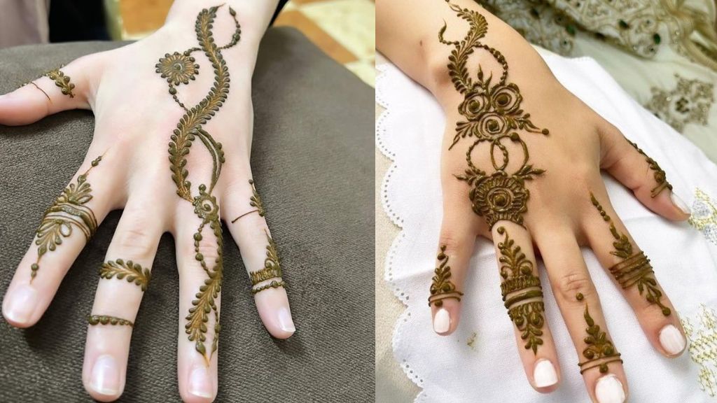 Easy Back Hand Mehndi Design