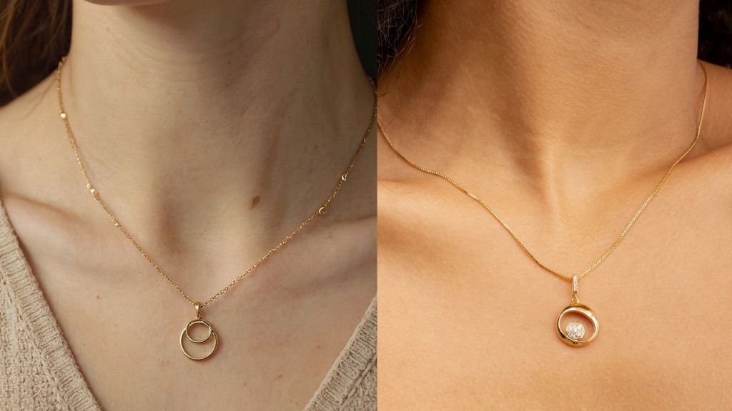 Gold Pendant Designs For Girls