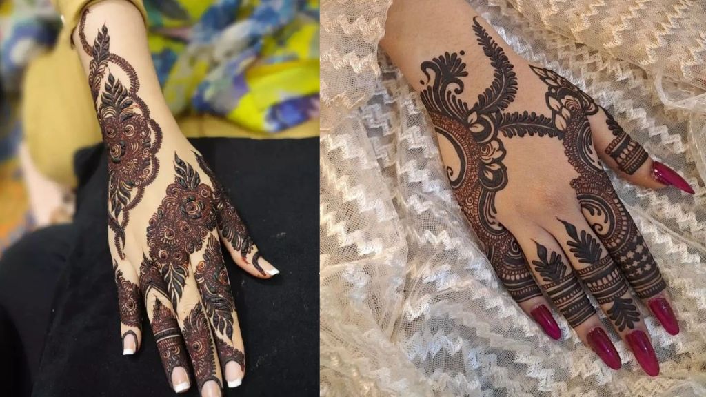 Barik Mehndi Design