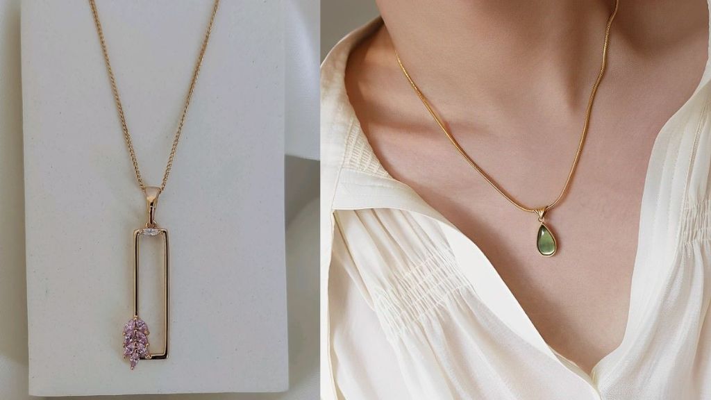 Gold Pendant Designs For Girls