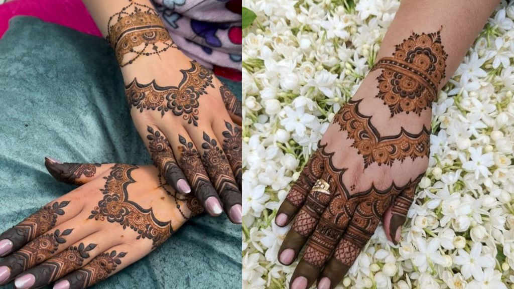 Barik Mehndi Design