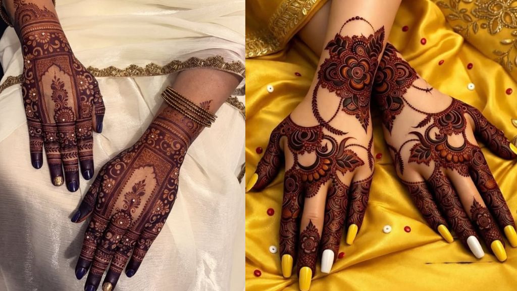 Barik Mehndi Design