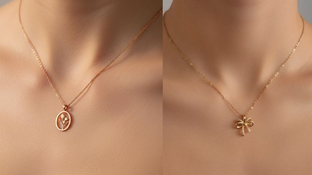 Gold Pendant Designs For Girls