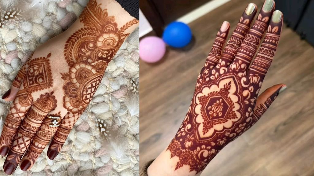 Barik Mehndi Design