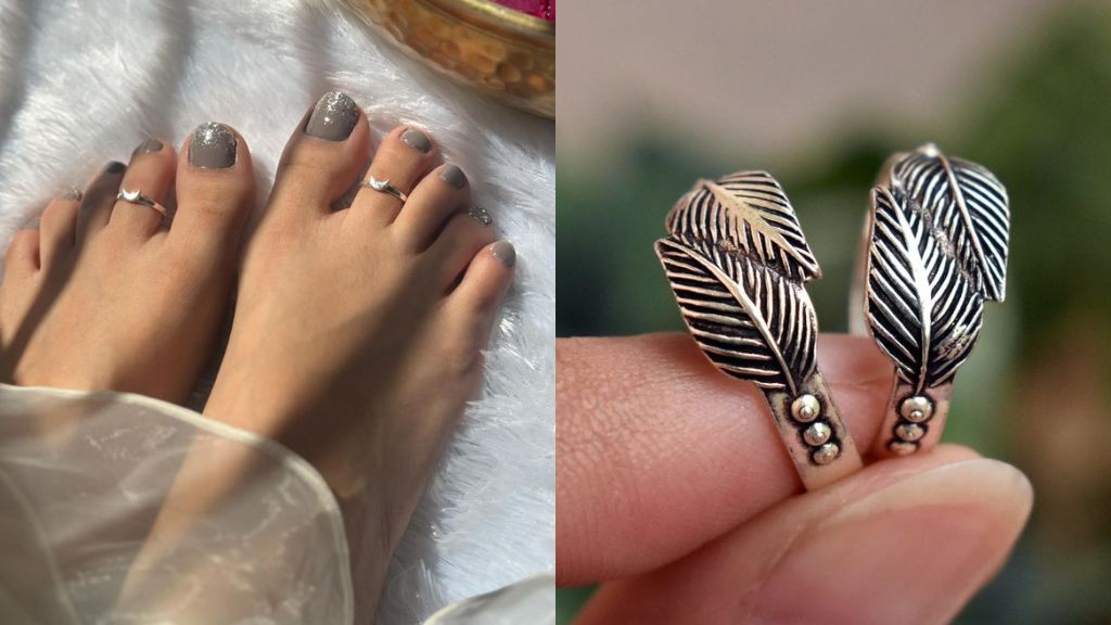 Leaf Toe Rings