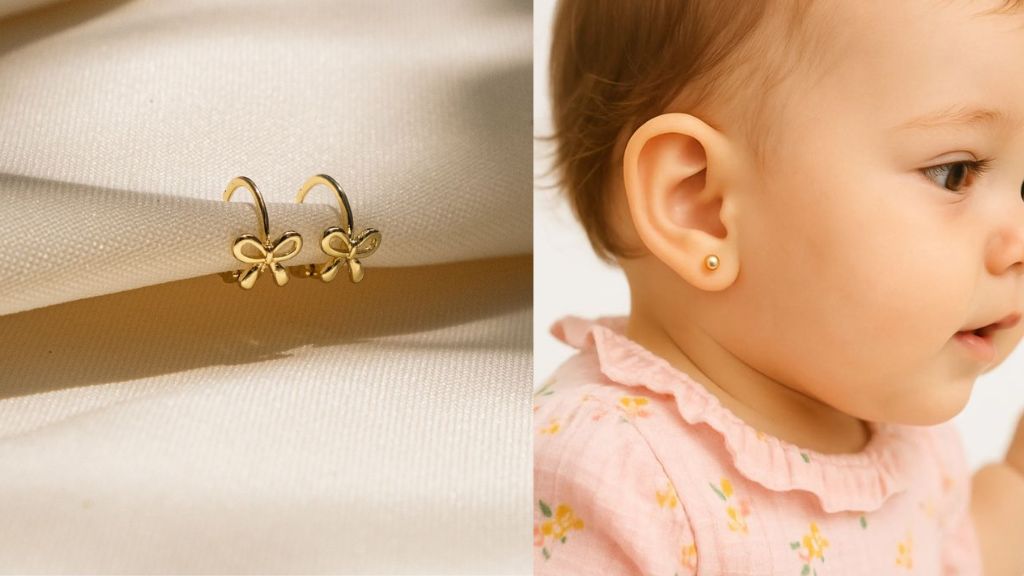 Baby Earrings Gold