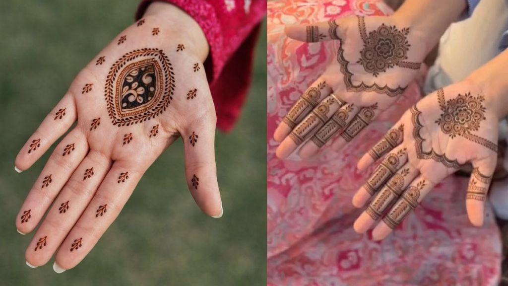Front Hand Simple Mehndi Design