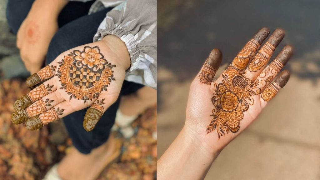 Floral Arabic Mehndi Design