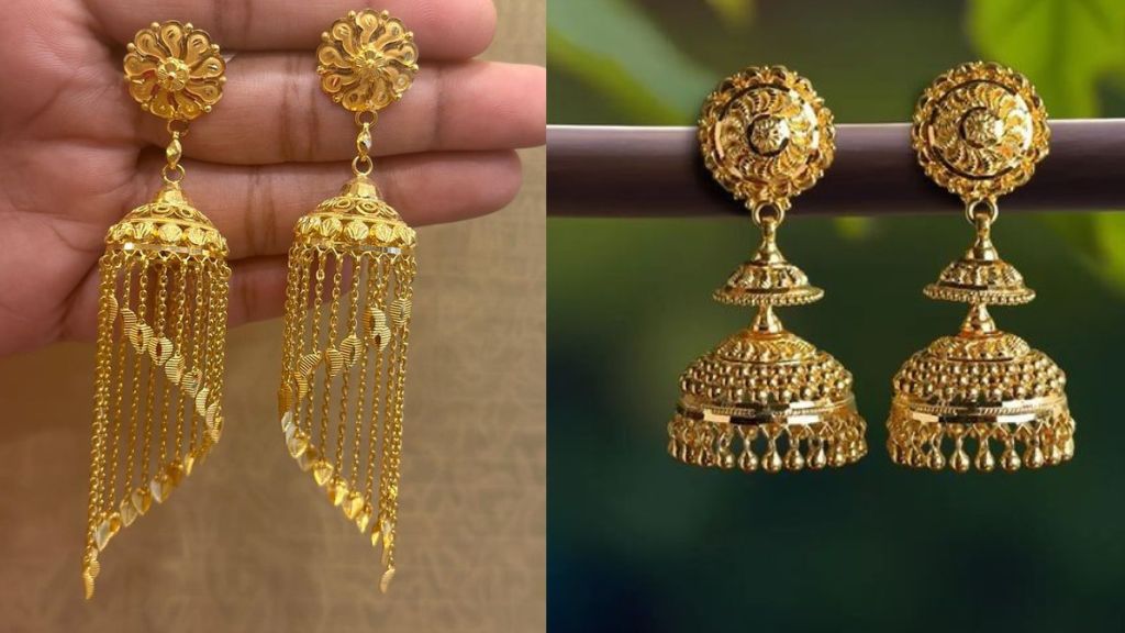 Gold Jhumka For Women