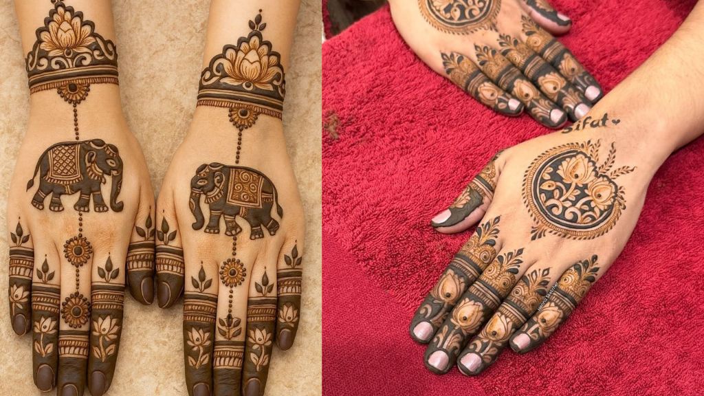 Mehendi Back Design