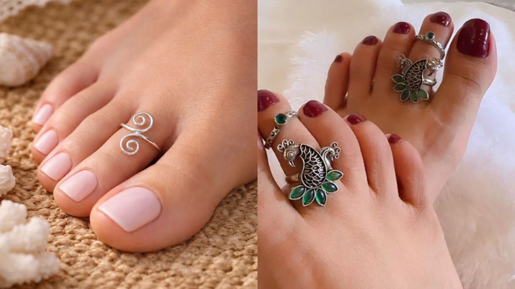 Leaf Toe Rings