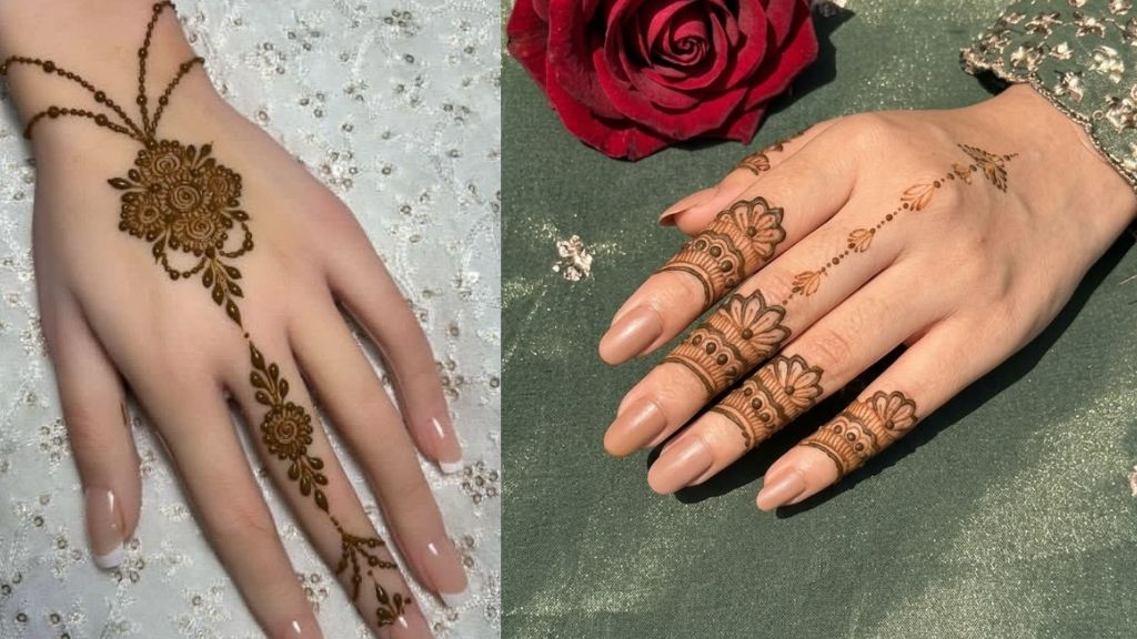 Front Hand Simple Mehndi Design