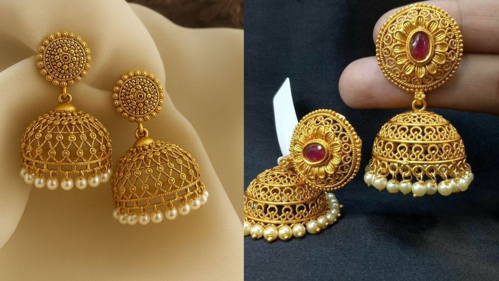 Gold Jhumka For Women