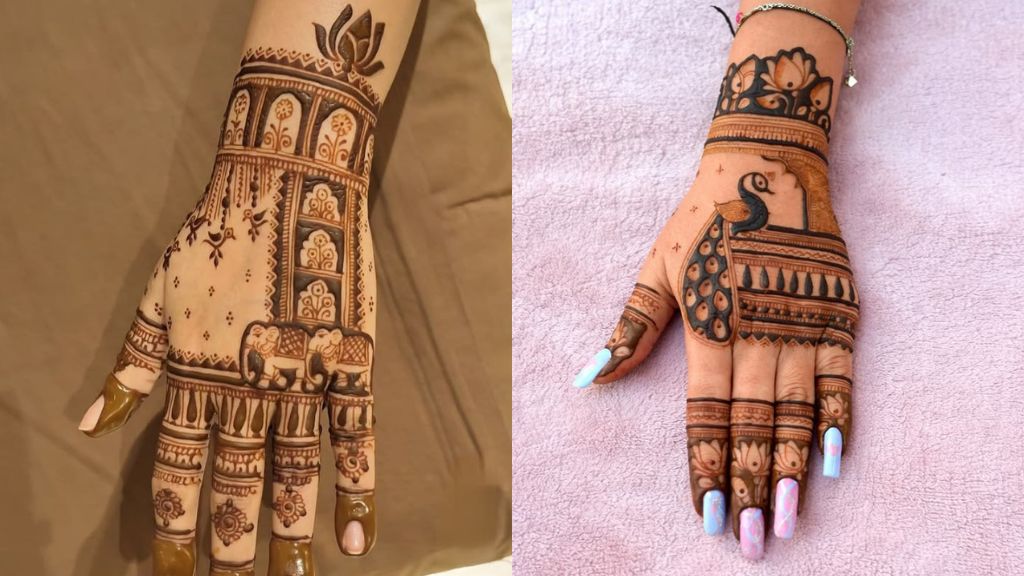Mehendi Back Design
