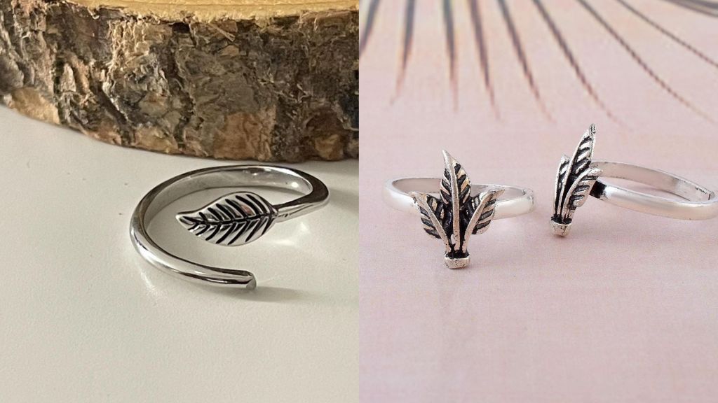 Leaf Toe Rings