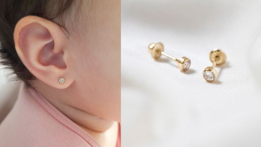 Baby Earrings Gold