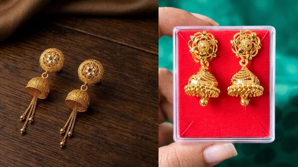 Gold Jhumka For Women