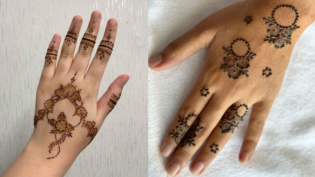 Best 5 Flower Mehndi Designs