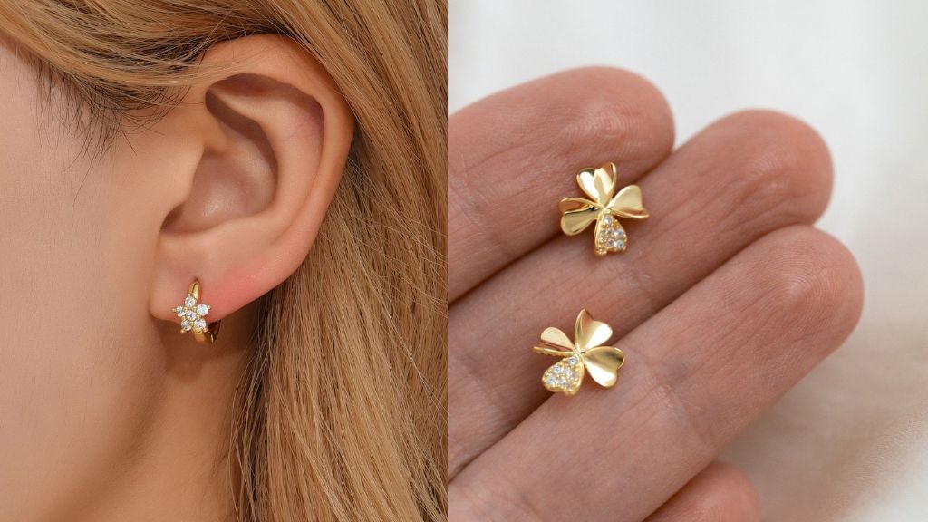 Baby Earrings Gold