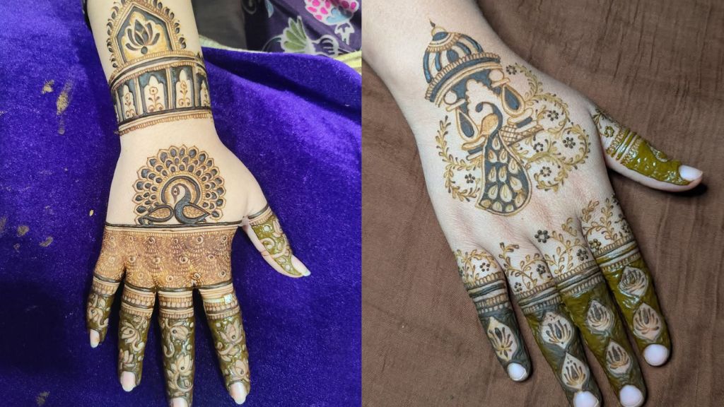 Easy Lotus Mehndi Design