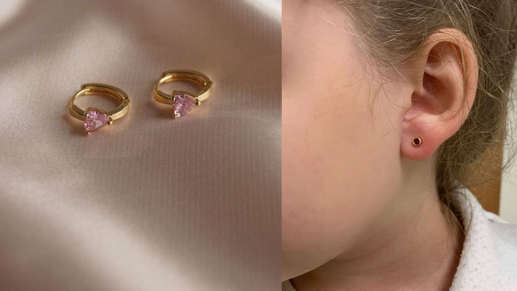Baby Earrings Gold