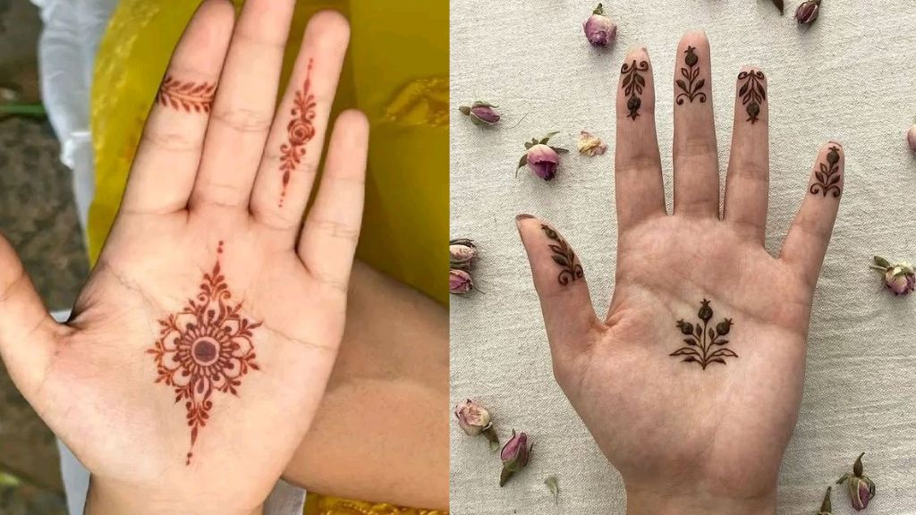 Front Hand Simple Mehndi Design