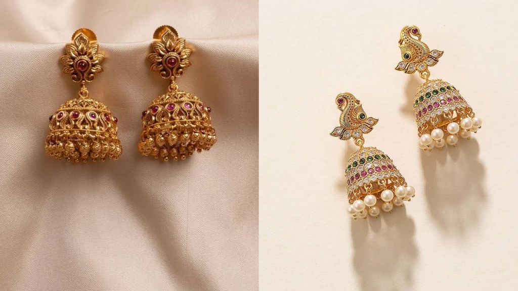 Gold Jhumka For Women