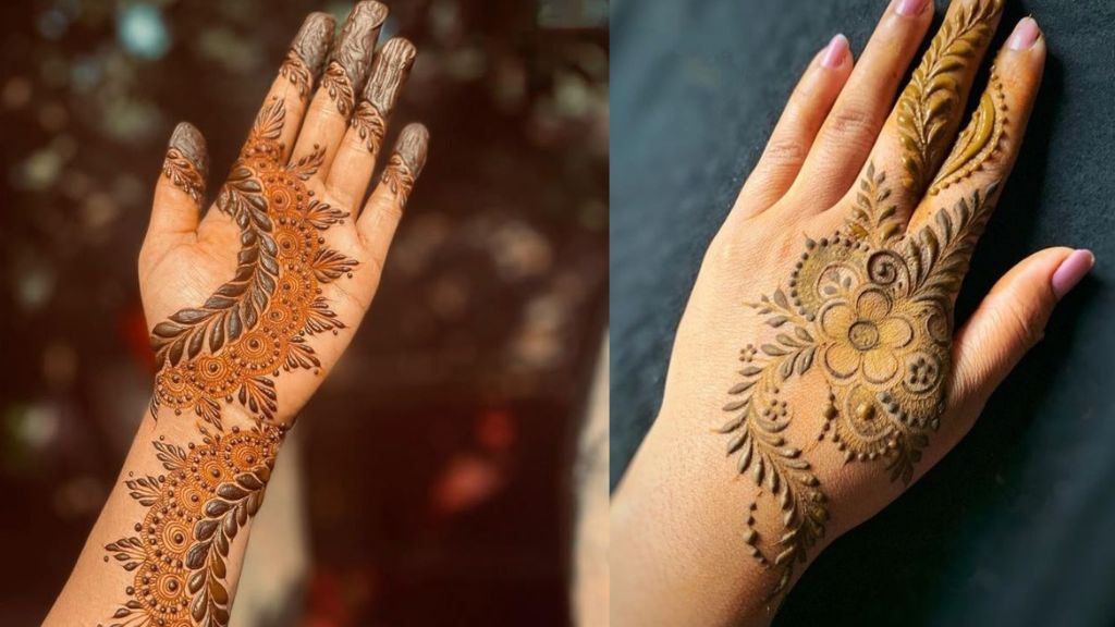 Floral Arabic Mehandi Design