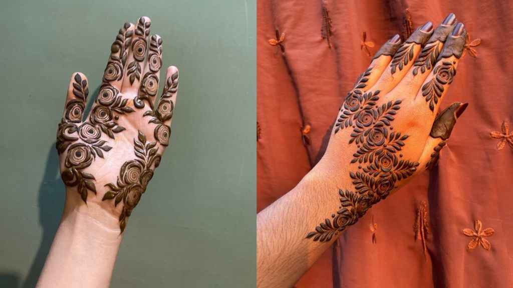 Easy Gulab Mehndi