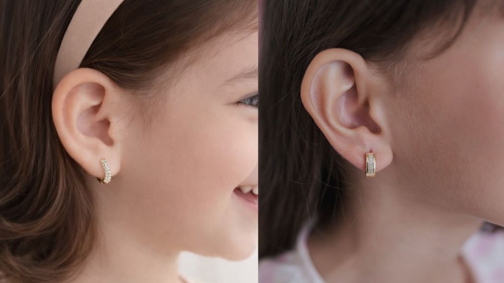 Baby Earrings Gold