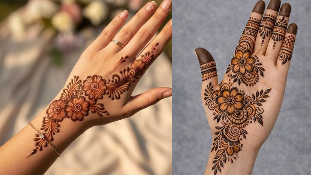 Phool Mehndi Design