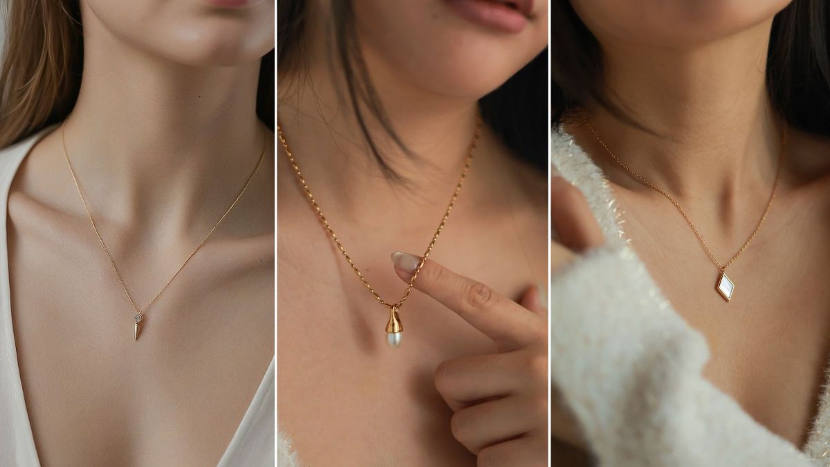 Gold Pendant Designs For Girls