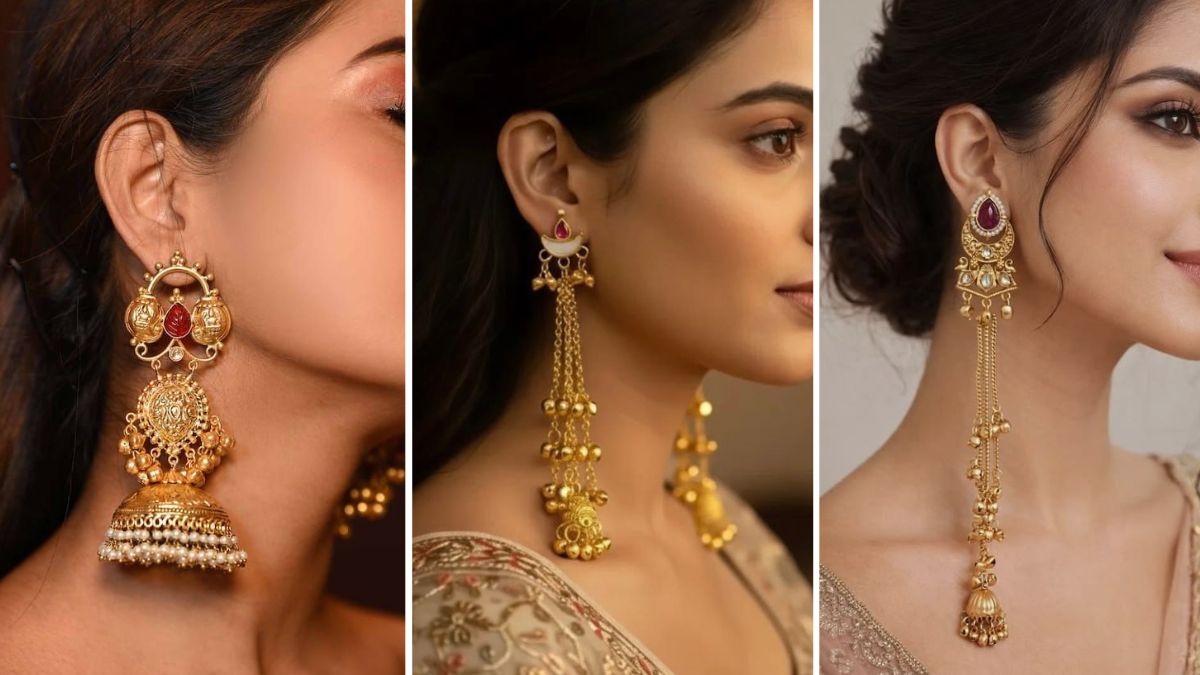 Gold Jhumka For Women