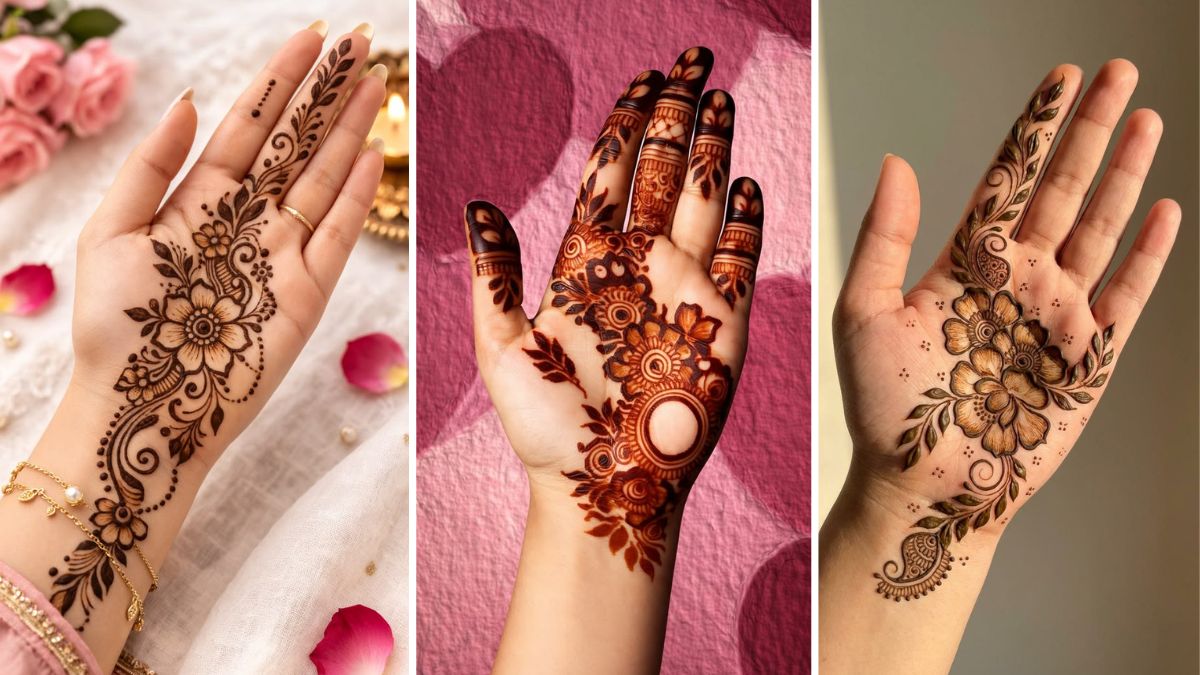 Phool Mehndi Design