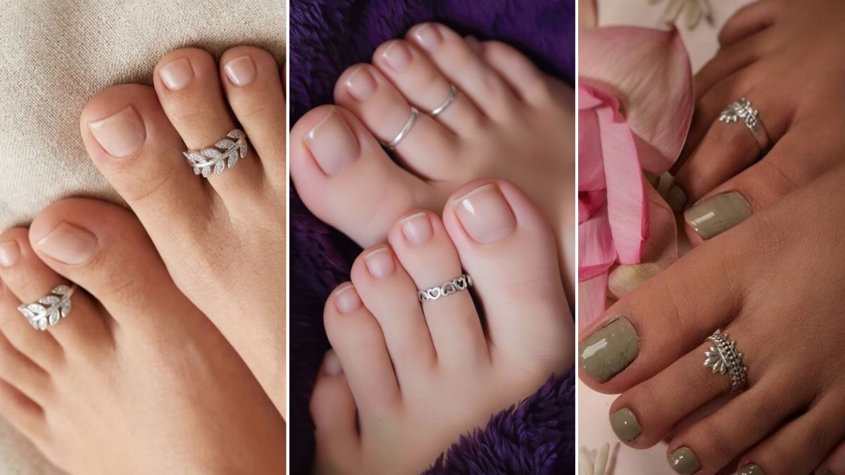 Leaf Toe Rings