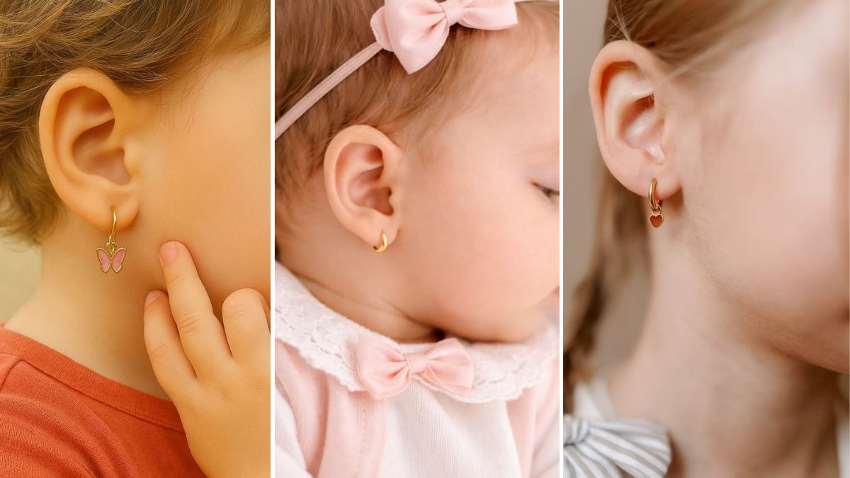 Baby Earrings Gold