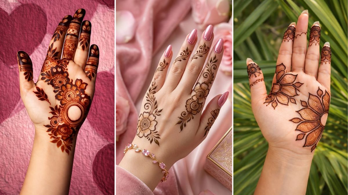 Best 5 Flower Mehndi Designs